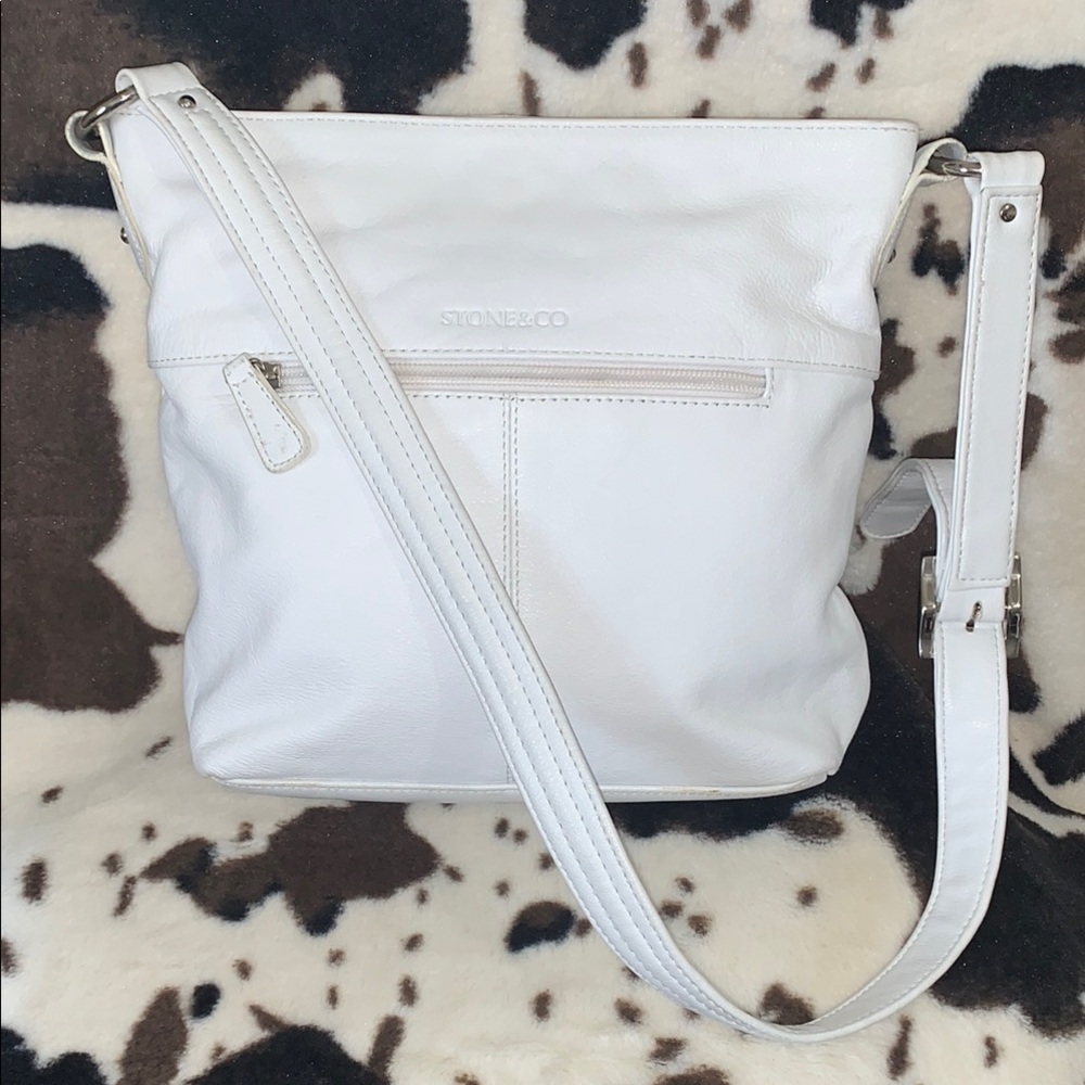 Stone & Co. White Shoulder Bag Elegant Design